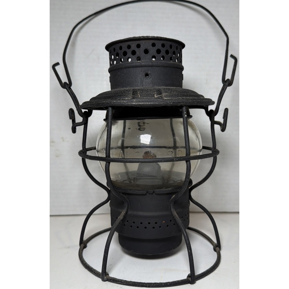 Vintage Adlake Kero Railroad Lantern, Clear Globe